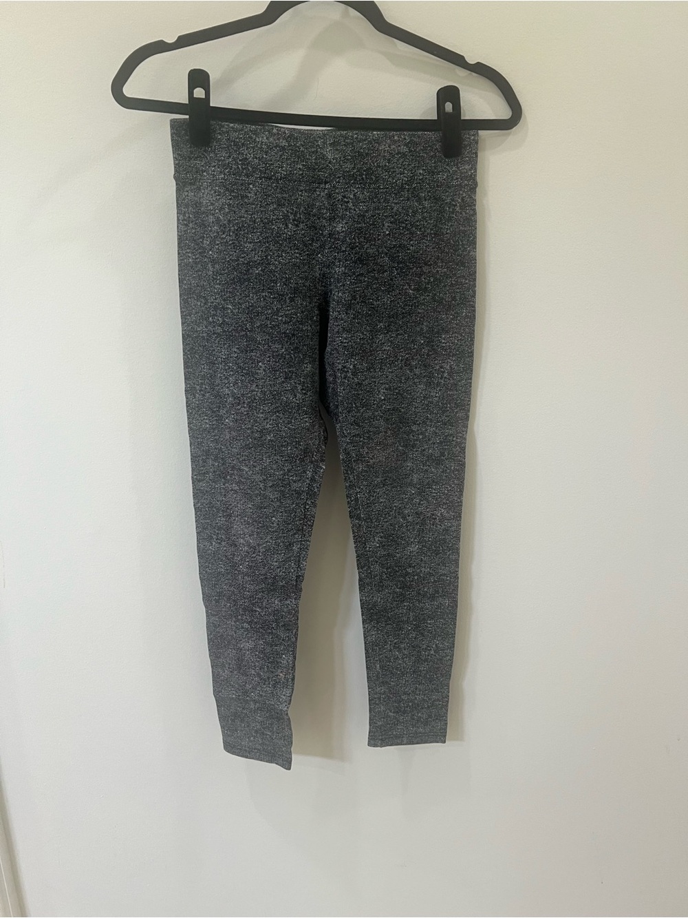 Women's Heathered Gray High-Waist Leggings